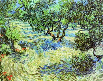 Vincent Van Gogh Werke - Olive Grove Bright Blue Sky Vincent van Gogh